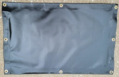 Buy 10' x 10' Black 22 oz Vinyl Tarp by Fol-Da-Tank for only $110.40
