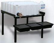 Buy 1x T35 Tank, 24 Inch Stand, Drip Tray Assy, and Gravity Feed Kit by Fluidall for only $1,099.99