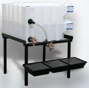 Buy 2x T35 Tanks, 24 Inch Stand, Drip Tray Assy, and Gravity Feed Kit by Fluidall for only $1,464.62