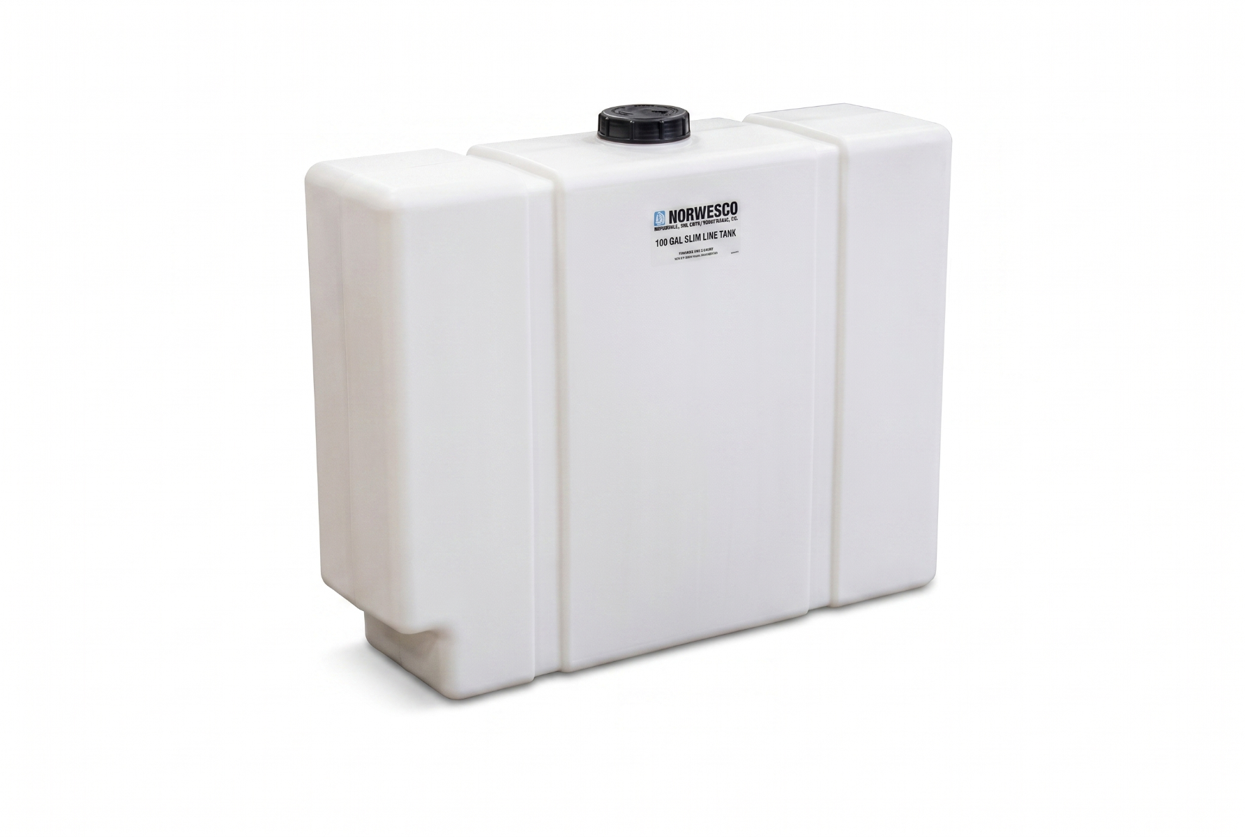 Buy 100 Gallon Doorway Water Storage Tank Without Fitting in White by Norwesco of White color for only $441.47