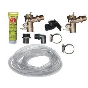 Buy Gravity Feed Kit for 3 Tanks with Stainless Steel Spring Release Valves by Fluidall for only $569.23