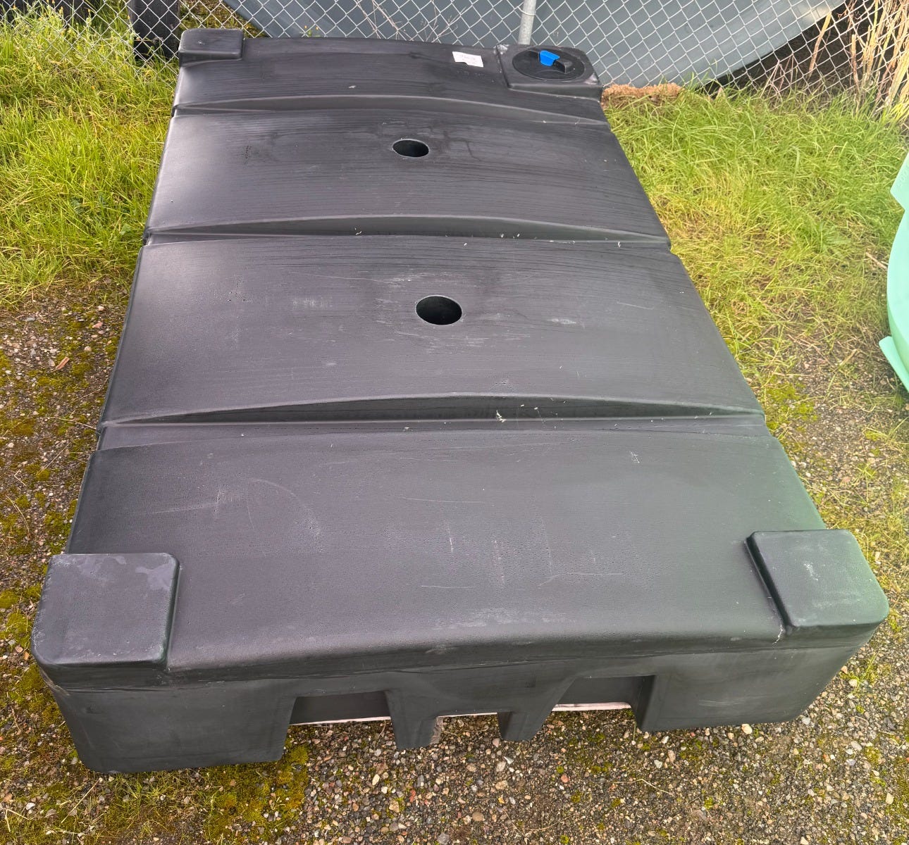 Buy 300 Gallon Above Ground Septic Job Shack Holding Tank by Norwesco of Black color for only $865.26