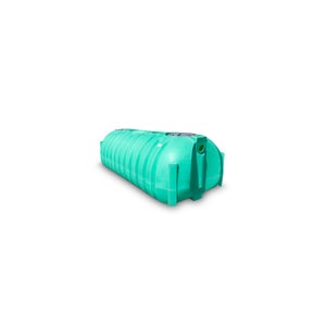 Buy 1500 Gallon Two Compartment Septic Tank with Loose Plumbing and Low Profile Design - IAPMO Certified by Norwesco of Green color for only $2,899.99