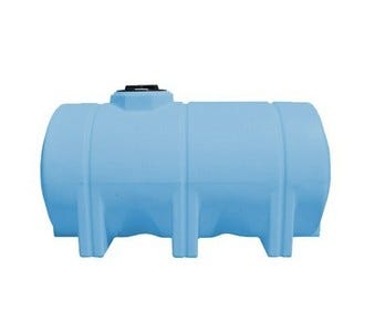 Buy 725 Gallon Horizontal Leg Tank without Fittings by Norwesco of White color for only $2,008.00