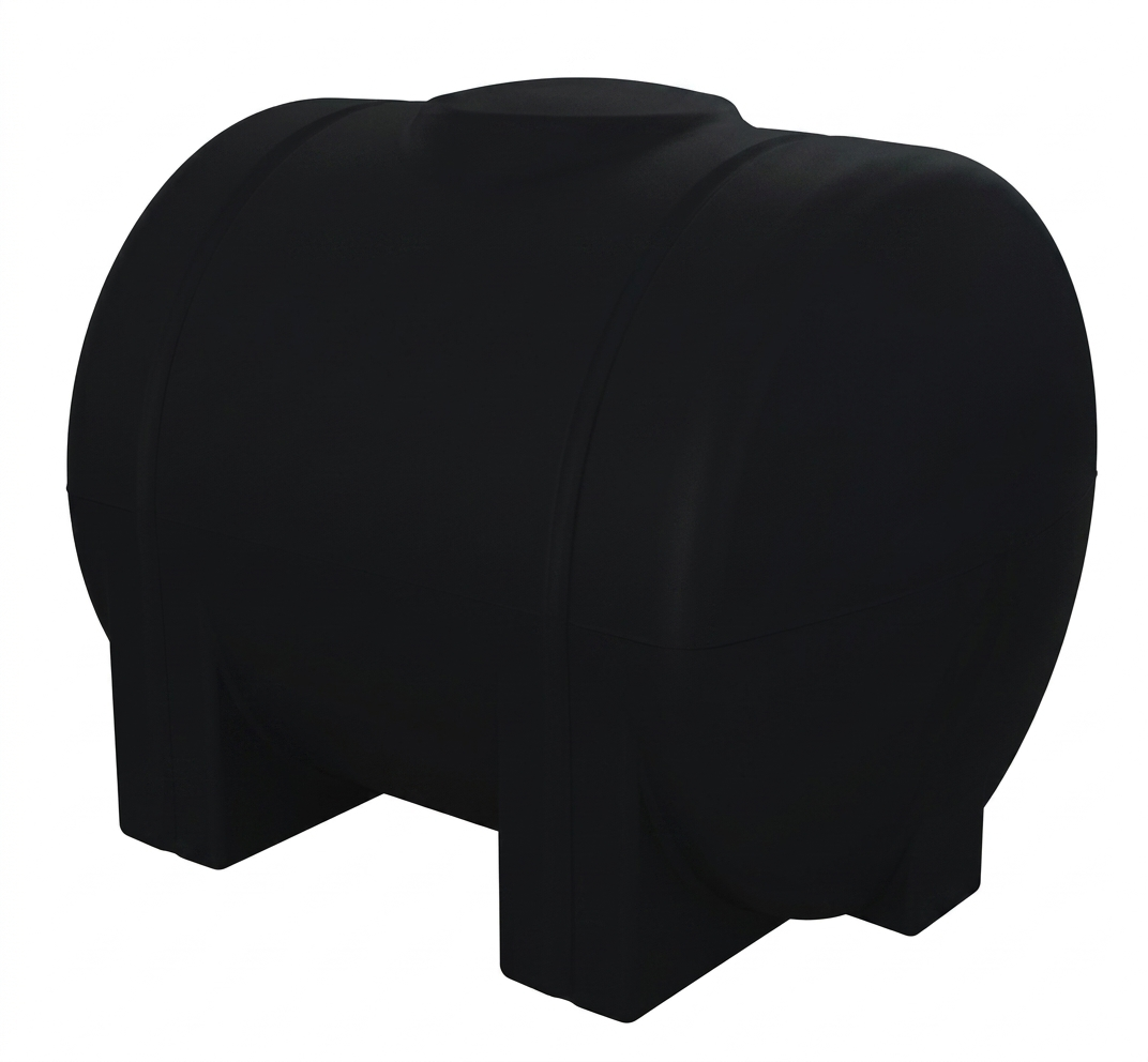 Buy 225 Gallon Plastic Horizontal Leg Tank in Black wihtout Fitting by Norwesco of Black color for only $770.47