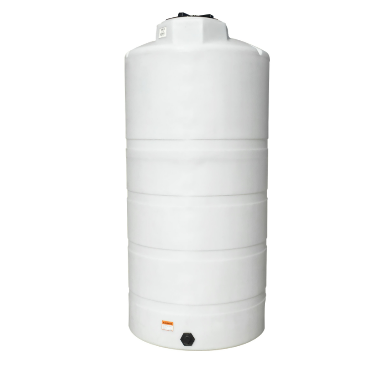 Buy 850 Gallon Plastic Vertical Liquid Storage Tank without Fittings in White by Norwesco of White color for only $1,454.99