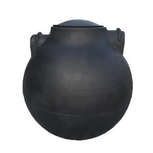 Buy 225 Gallon Plastic Underground Septic Pump Tank by Norwesco of Black color for only $594.74