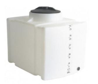 Buy 26 Gallon Flat Bottom Utility Tank in White Without Fitting by Norwesco of White color for only $176.00