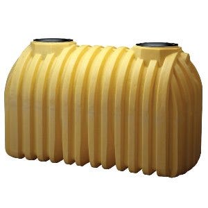 Buy 1000 Gallon Plastic Two Compartment Septic Tank - IAPMO Certified by Norwesco of Yellow color for only $2,060.00
