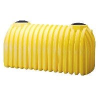 Buy 1500 Gallon Plastic Two Compartment Septic Tank - IAPMO Certified by Norwesco of Yellow color for only $2,850.00