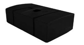 Buy 110 Gallon Portable Flat Bottom Utility Tank in Black by Norwesco of Black color for only $522.10