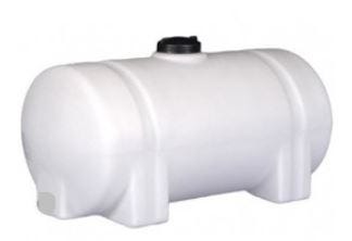 Buy 65 Gallon Plastic Horizontal Leg Tank without Fittings by Norwesco of White color for only $296.04