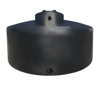 Buy 550 Gallon Vertical Water Storage Tank in Black by Norwesco of Black color for only $813.40