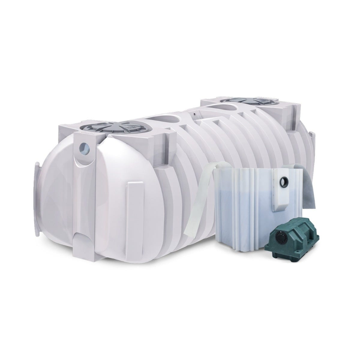 Buy 1250 Gallon Norwesco BioMicrobics 500 GPD ATU System by Norwesco of White color