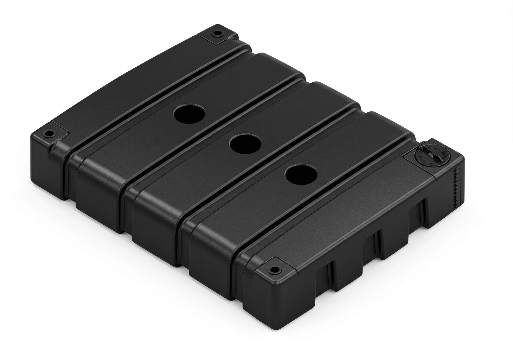 Buy 500 Gallon Low Profile Holding Tank with 3 inch Spin Weld FPT Installed in Black by Norwesco of Black color for only $921.60