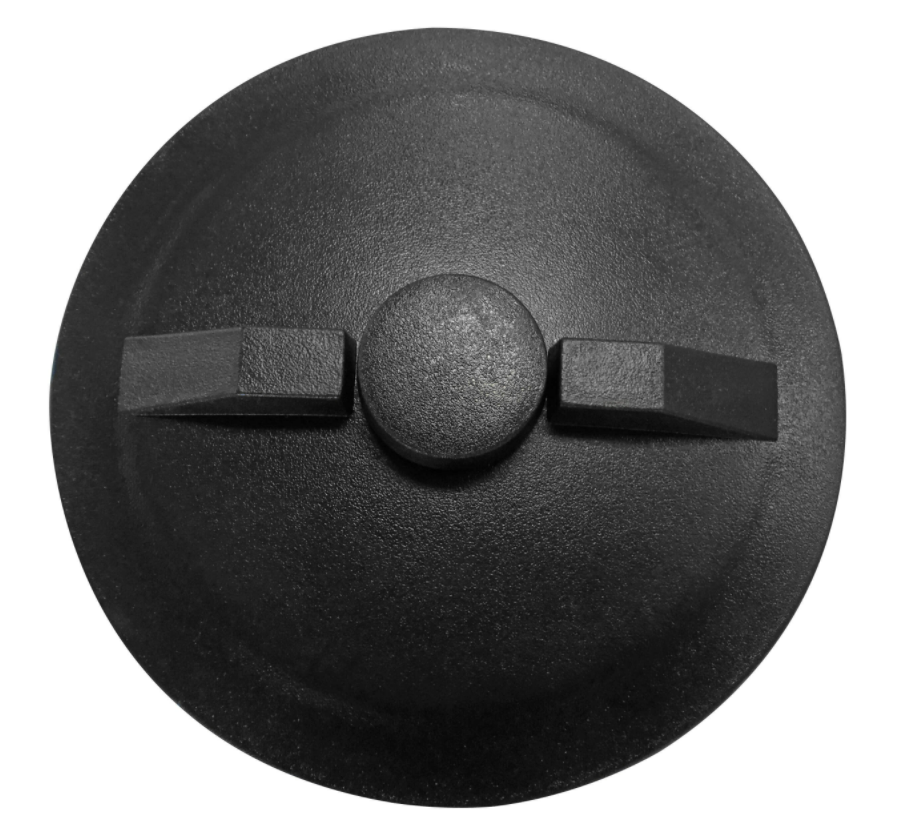 Buy 8 Inch Lid with Ring and Air Vent by Norwesco of Black color for only $18.99