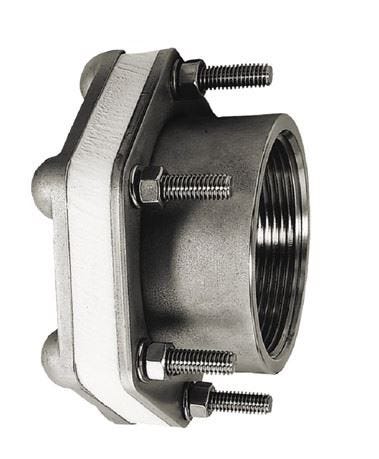 Buy 3 Inch SS Double Threaded Bolted Fitting by Norwesco for only $439.46