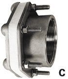 Buy 4 Inch SS Bolted Bulkhead Fitting with EPDM Gasket by Norwesco for only $549.99