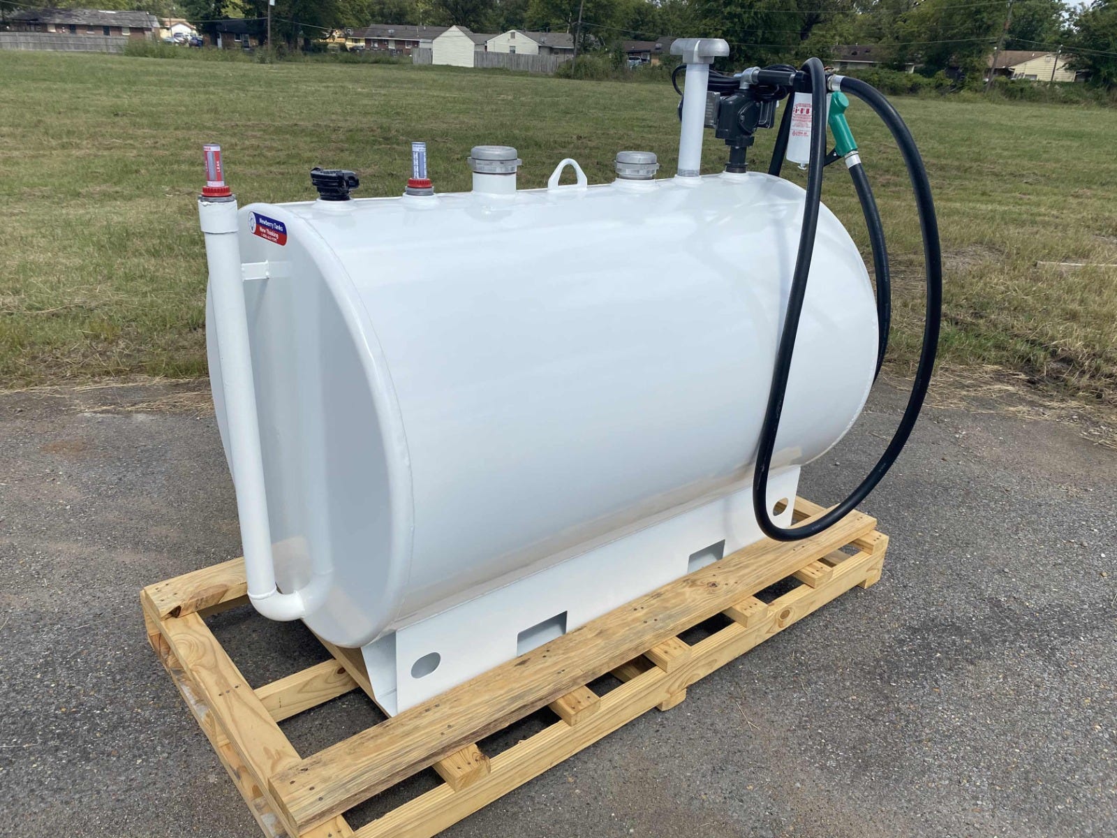 Buy 300 GAL FUEL TANK DW SKID PACKAGE- 12V PUMP by Newberry Tanks & Equipment for only $5,844.50