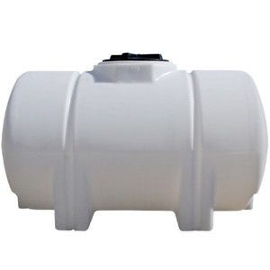 Buy 325 Gallon Horizontal Leg Tank without Fittings by Norwesco of White color for only $803.00