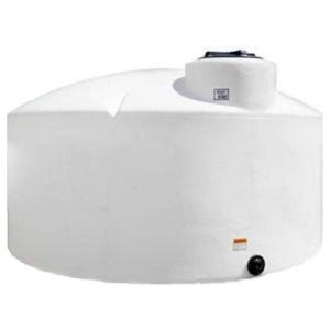 Buy 2500 Gallon Vertical Liquid Storage Tank without Fittings in White by Norwesco of White color for only $2,487.38