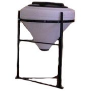 Buy 15 Gallon 57 Degree Plastic Cone Bottom Inductor Tank in White by Norwesco of White color for only $159.99