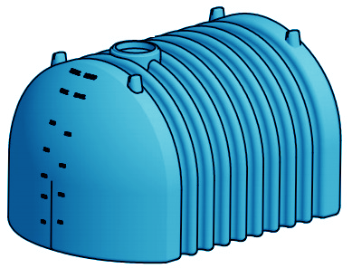 Buy 4200 Gallon HDPE Hauling Flat Bottom Utility Tank in Blue by Norwesco of Blue color for only $9,195.00