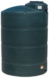 Buy 6500 Gallon HDPE Vertical Liquid Storage Tank in Green by Norwesco of Green color for only $10,057.50