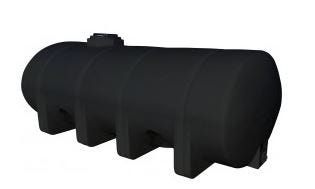Buy 5025 Gallon HDPE Horizontal Leg Tank in Black by Norwesco of Black color for only $17,702.00