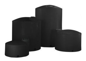 Buy 6502 Gallon Vertical Liquid Storage Tank in Black by Norwesco of Black color for only $10,626.10