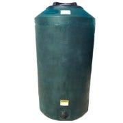 Buy 165 Gallon Vertical Water Storage Tank in Green by Norwesco of Green color for only $449.99