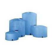 Buy 1000 Gallon Vertical Liquid Storage Tank without Fittings in White by Norwesco of Blue color for only $1,917.00