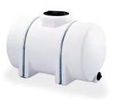 Buy 125 Gallon Horizontal Leg Tank without Fittings by Norwesco of White color for only $462.00