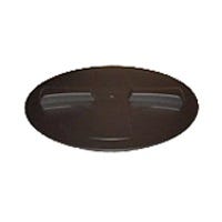 Buy 22 Lid With Collar No Vent by Norwesco of Black color for only $108.99