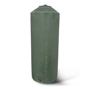 Buy 100 Gallon Plastic Vertical Water Storage Tank in Green by Norwesco of Green color for only $399.99