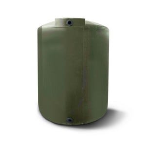 Buy 1000 Gallon Vertical Water Storage Tank in Green by Norwesco of Green color for only $1,540.00