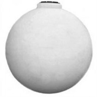 Buy 525 Gallon Plastic Spherical Liquid Storage Tank in White by Norwesco of White color for only $1,375.00