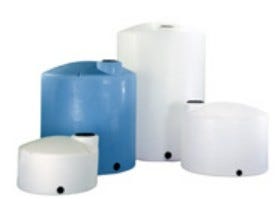 Buy 5000 Gallon 119 Diameter Vertical Tank With Fitting in Black by Norwesco of Black color for only $5,272.00