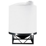 Buy 3000 Gallon 15 Degree Plastic Cone Bottom Tank in White without Fitting by Norwesco of White color for only $4,196.35