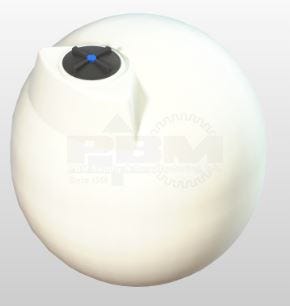 Buy 1100 Gallon Above Ground Specialty Sphere Tank in White by Norwesco of White color for only $2,622.00