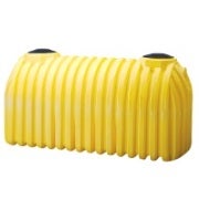 Buy 1250 Gallon Plastic Two Compartment Septic Tank - IAPMO Certified by Norwesco of Yellow color for only $2,419.99