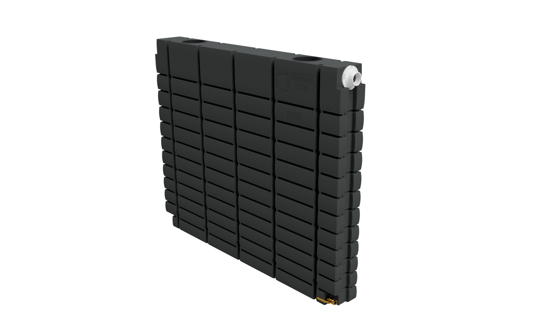 Buy 300 Gallon Thin Tank in Monument/Stone Color With Optional Modular Vertical Garden System by ThinTanks for only $1,849.99