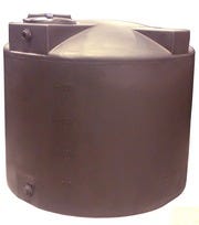 Buy 2500 Gallon Plastic Vertical Rainwater Harvesting Tank in Brown by Bushman of Brown color for only $2,483.99