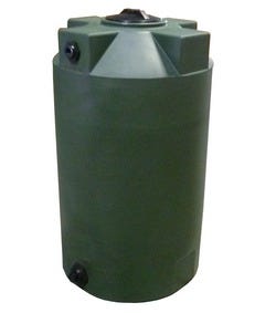 Buy 205 Gallon Plastic Vertical Water Storage Tank in Dark Green by Bushman of Green color for only $756.99
