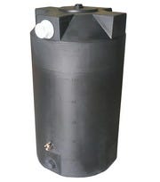 Buy 200 Gallon Plastic Vertical Water Storage Tank in Black by Bushman of Black color for only $743.99