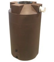 Buy 250 Gallon Plastic Vertical Water Storage Tank in Dark Brown by Bushman of Brown color for only $870.00