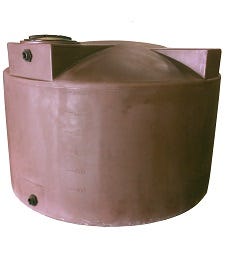 Buy 1000 Gallon Plastic Vertical Water Storage Tank in Dark Brown by Bushman of Brown color for only $1,621.99