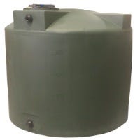 Buy 1000 Gallon Plastic Vertical Water Storage Tank in Dark Green by Bushman of Green color for only $1,499.99
