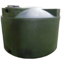 Buy 1500 Gallon Plastic Vertical Water Storage Tank in Dark Green by Bushman of Green color for only $1,770.99