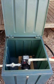 Buy Pump House/ Vault in Hunter Green by Chemtainer for only $298.33